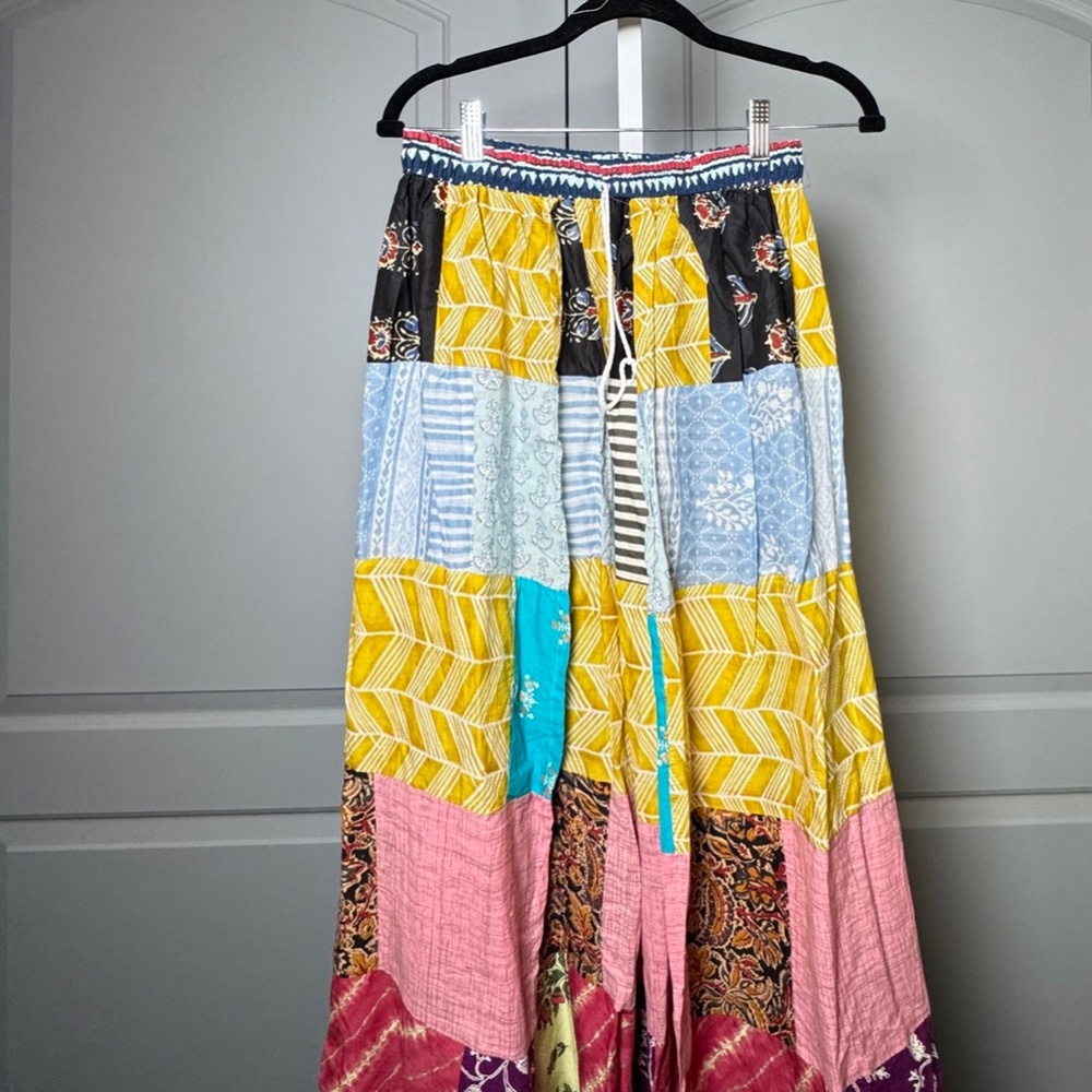 Ashly Taylor Patchwork Wide Leg Pants View 3